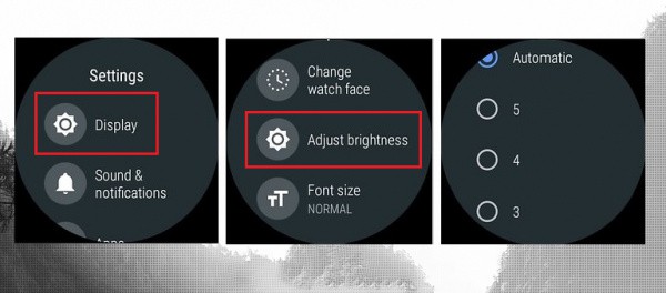 Disable the Automatic Brightness Settings