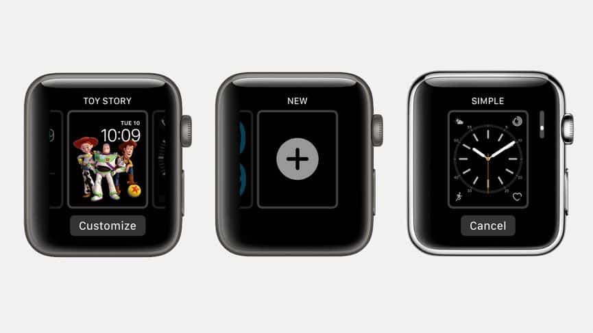 Interface Apple Watch